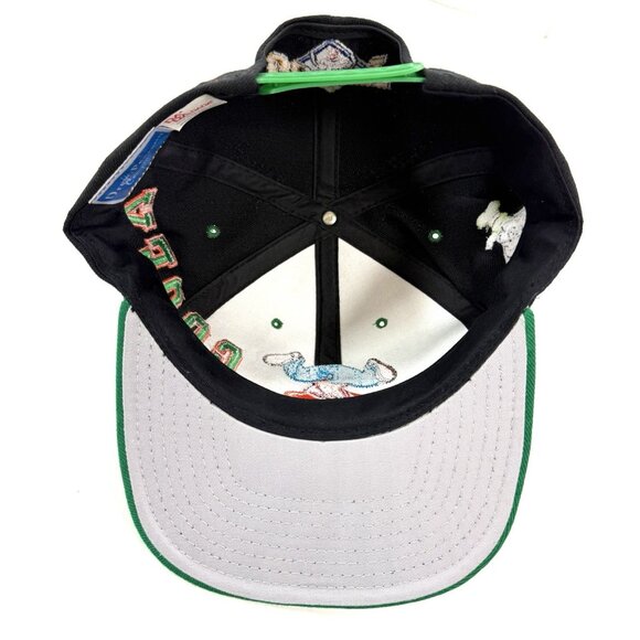 Vintage 90s Drew Pearson Goofy Embroidered Wraparound Snapback Hat 100% Wool - Picture 9 of 10